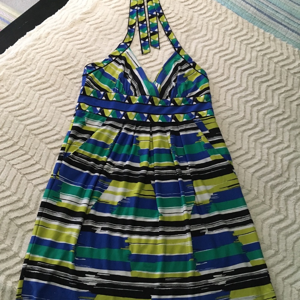 BCBG Maxazria halter dress.